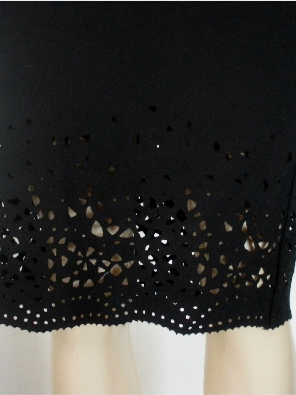 GUC torrid Black Laser-Cut Pencil Skirt - Picture 5 of 11